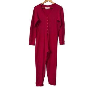 Victoria’s Secret country authentic vintage red one piece long John thermal paja